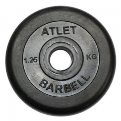 MB Barbell Atlet - 31 мм - 1.25 кг из каталога дисков для штанги с посадочным диаметром 30 мм.  в Симферополе по цене 670 ₽