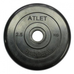 MB Barbell Atlet - 31 мм - 2.5 кг из каталога дисков для штанги с посадочным диаметром 30 мм.  в Симферополе по цене 860 ₽