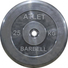 MB Barbell Atlet - 31 мм - 25 кг из каталога дисков для штанги с посадочным диаметром 30 мм.  в Симферополе по цене 7325 ₽