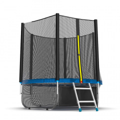 Evo Jump External 6ft (Blue) + Lower net из каталога батутов с защитной сеткой в Симферополе по цене 17340 ₽