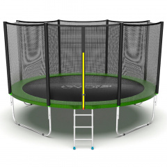 Evo Jump External 12ft (Green) из каталога батутов с защитной сеткой в Симферополе по цене 25500 ₽