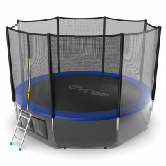 Evo Jump External 12ft (Blue) + Lower net из каталога батутов с защитной сеткой в Симферополе по цене 26520 ₽
