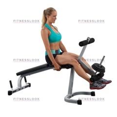 Body Solid Powerline PLCE65 - сгибание/разгибание ног из каталога тренажеров на свободных весах в Симферополе по цене 48990 ₽