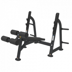 Bronze Gym BR-1013 с отрицательным наклоном из каталога скамей со стойкой в Симферополе по цене 115990 ₽