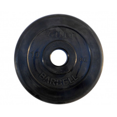 MB Barbell ATLET 10 кг / диаметр 51 мм из каталога велотренажеров в Симферополе по цене 3960 ₽