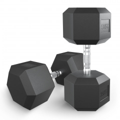 UnixFit гексагональная 35 кг из каталога обрезиненных гантелей в Симферополе по цене 10970 ₽