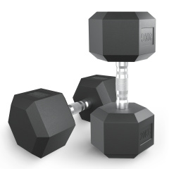 UnixFit гексагональная 20 кг из каталога обрезиненных гантелей в Симферополе по цене 6720 ₽