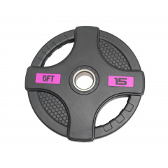 Original FitTools черный с двумя хватами 15 кг из каталога дисков для штанги с посадочным диаметром 50 мм. в Симферополе по цене 6380 ₽