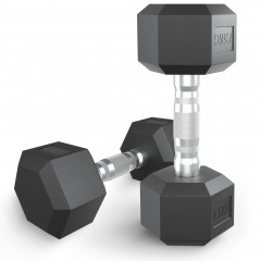 UnixFit гексагональная 7.5 кг из каталога обрезиненных гантелей в Симферополе по цене 3230 ₽