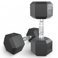 UnixFit гексагональная 12.5 кг из каталога обрезиненных гантелей в Симферополе по цене 4510 ₽