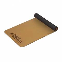 UnixFit пробковый, 183 х 61 х 0,5 см из каталога ковриков для йоги и фитнеса в Симферополе по цене 2380 ₽