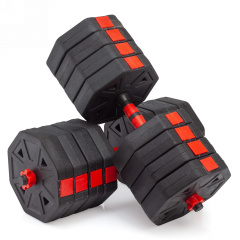 VictoryFit гексагональная с грифом, 50 кг. (2 шт. х 25 кг.) VF-DH500 из каталога разборных (наборных) гантелей в Симферополе по цене 5190 ₽