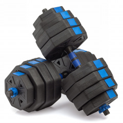 VictoryFit гексагональная с грифом, 40 кг. (2 шт. х 20 кг.) VF-DH400 из каталога разборных (наборных) гантелей в Симферополе по цене 4590 ₽