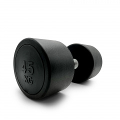 UnixFit PRO круглая 45 кг DBRND45PBK из каталога обрезиненных гантелей в Симферополе по цене 14450 ₽