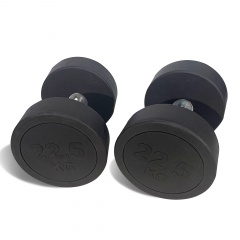 UnixFit PRO круглая 22,5 кг DBRND22_5PBK из каталога обрезиненных гантелей в Симферополе по цене 7570 ₽