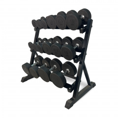 UnixFit DumRack Hexagon PRO (300 кг) из каталога стоек для гантелей в Симферополе по цене 24570 ₽