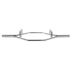 UnixFit PRO TrapBar 140 см / 50 мм Chrome из каталога грифов для штанги с параллельным хватом  в Симферополе по цене 22890 ₽