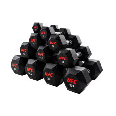 Octagon Dumbbell 10 пар от 2,5 до 25кг в Симферополе по цене 176210 ₽ в категории гантельные ряды UFC