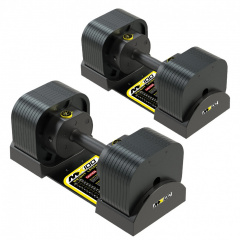 MX100 EVO, эргономичная прорезиненная рукоять, вес 5.9-45.4 кг, 2 шт ID185 в Симферополе по цене 89500 ₽ в категории разборные (наборные) гантели MX Select