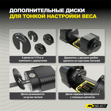 Рендер-18 для MX Select MX100 EVO, эргономичная прорезиненная рукоять, вес 5.9-45.4 кг, 2 шт ID185