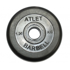 MB Barbell ATLET 1.25 кг из каталога дисков для штанги с посадочным диаметром 30 мм.  в Симферополе по цене 1020 ₽
