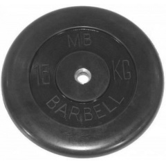 MB Barbell 15 кг металлическая втулка из каталога дисков для штанги с посадочным диаметром 30 мм.  в Симферополе по цене 6250 ₽