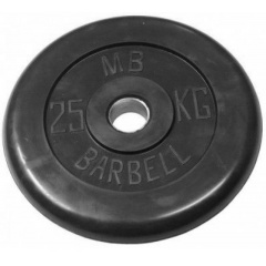 MB Barbell 25 кг металлическая втулка из каталога дисков для штанги с посадочным диаметром 26 мм.  в Симферополе по цене 10390 ₽