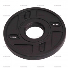 AeroFit Alex полиуретановый 50 мм -  1.25 кг из каталога дисков для штанги с посадочным диаметром 50 мм. в Симферополе по цене 1587 ₽