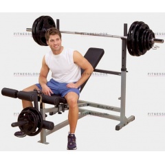 Body Solid GDIB-46L - со стойками из каталога силовых стоек и рам в Симферополе по цене 59990 ₽